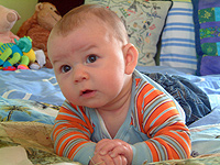 Julian is three months old