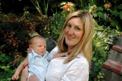 Jacqui and baby hike