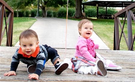 vegas babies Vegas babies: Vicky's twins at Lake Las Vegas