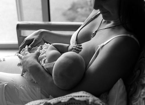 breastfeeding baby