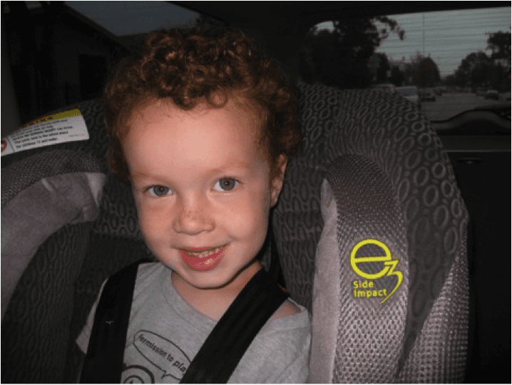 evenflo carseat with child