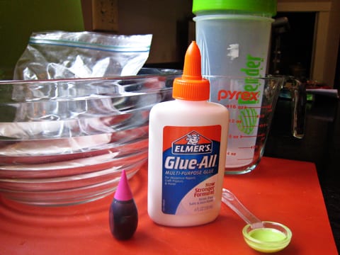 How to make slime: the ingredients