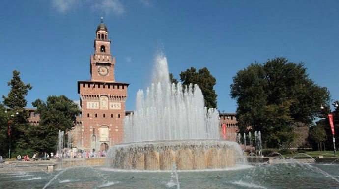 Castello Sforzesco and other great places to go with a baby in Milan