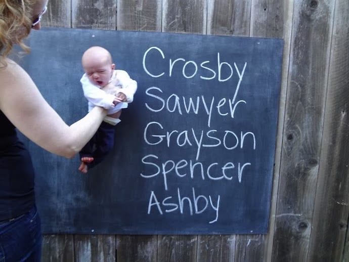 Naming baby boy