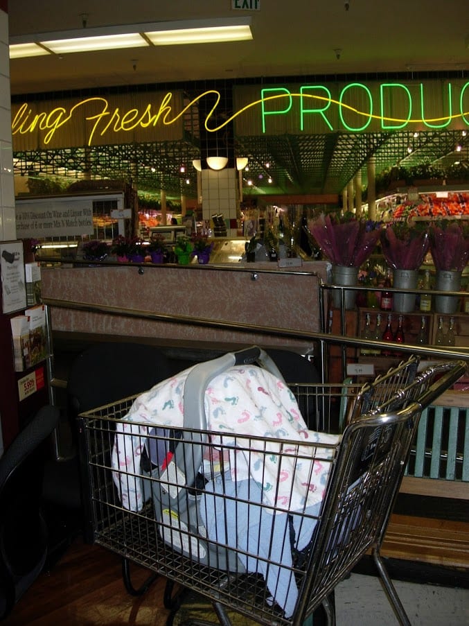 Challenge: go to the grocery store with your baby for just one thing